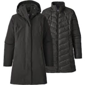 Patagonia Tres 3-in-1 Parka Black Small women’s 700-fill-power Recycled Down S